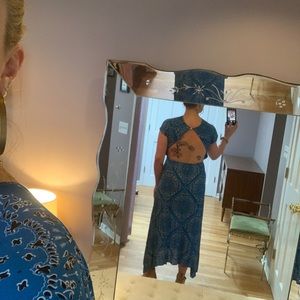 Jens Pirate Booty// Open Back Print Dress